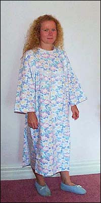 LADIES FLANNEL GOWN
